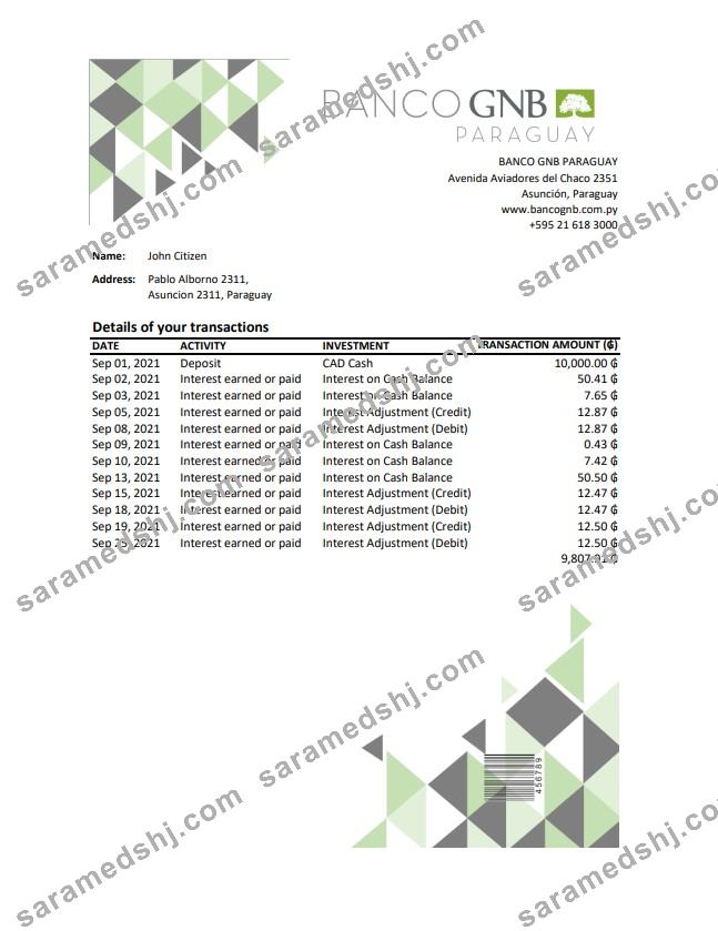 Paraguay Banco Continental S.A.E.C.A. excel pdf